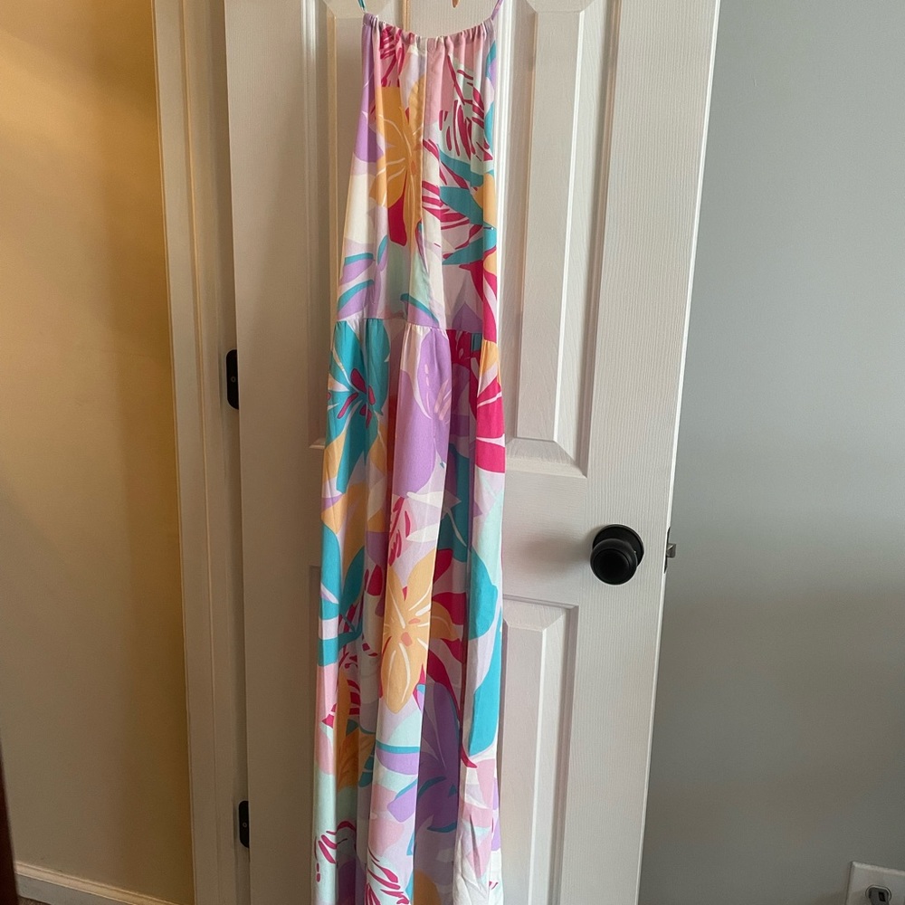 Long Cupshe Tropical Dress